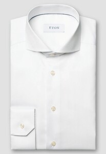 Eton Extreme Cutaway Uni Color Signature Twill Shirt White