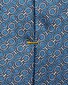 Eton Fantasy Chain Pattern Silk Twill Das Blauw