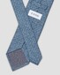 Eton Fantasy Chain Pattern Silk Twill Tie Blue