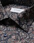 Eton Fantasy Floral Paisley Pattern Subtle Texture Signature Twill Overhemd Navy