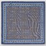 Eton Fantasy Pattern Silk Subtle Basketweave Texture Pochet Blauw