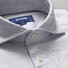 Eton Faux Uni Diagonal Melange Overhemd Wit Melange
