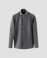 Eton Faux-Uni Flannel Wide-Spread Collar Shirt Dark Evening Blue