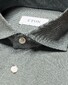 Eton Filo di Scozia Cotton King Knit Mini Check Overhemd Groen