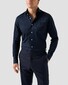 Eton Filo di Scozia Cotton King Knit Overhemd Donker Blauw