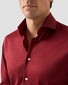 Eton Filo di Scozia Cotton King Knit Overhemd Donker Rood