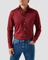 Eton Filo di Scozia Cotton King Knit Overhemd Donker Rood