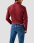 Eton Filo di Scozia Cotton King Knit Overhemd Donker Rood