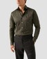 Eton Filo di Scozia Cotton King Knit Shirt Dark Green