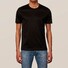 Eton Filo di Scozia Cotton T-Shirt Black Melange Dark