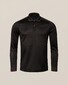 Eton Filo di Scozia Jacquard Knit Poloshirt Black