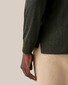 Eton Filo di Scozia Jacquard Long Sleeve Polo Donker Groen