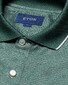Eton Filo di Scozia Jacquard Poloshirt Green