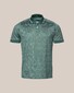 Eton Filo di Scozia Jacquard Poloshirt Green