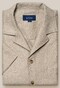 Eton Filo di Scozia Jacquard Resort Fine Texture Overhemd Lichtbruin-Grijs