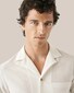Eton Filo di Scozia Jacquard Resort Fine Texture Overhemd Wit