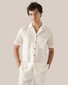 Eton Filo di Scozia Jacquard Resort Fine Texture Overhemd Wit