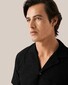 Eton Filo di Scozia Jacquard Resort Fine Texture Shirt Black