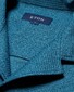 Eton Filo di Scozia Jacquard Resort Fine Texture Shirt Blue