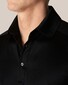 Eton Filo di Scozia Jersey Knit Poloshirt Black