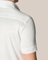 Eton Filo di Scozia Jersey Knit Uni Poloshirt White