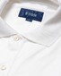 Eton Filo di Scozia Jersey Short Sleeve Tone-on-Tone Buttons Polo Wit
