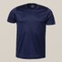 Eton Filo di Scozia Jersey T-Shirt Avond Blauw