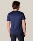 Eton Filo di Scozia Jersey T-Shirt Evening Blue