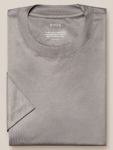 Eton Filo di Scozia Jersey T-Shirt Grey
