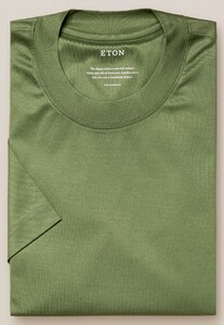 Eton Filo di Scozia Jersey T-Shirt Light Green