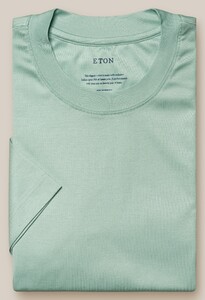 Eton Filo di Scozia Jersey T-Shirt Light Pastel Green