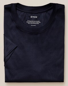 Eton Filo di Scozia Jersey T-Shirt Navy