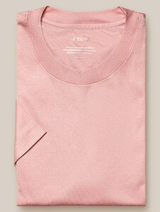 Eton Filo di Scozia Jersey T-Shirt Roze