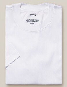 Eton Filo di Scozia Jersey T-Shirt White