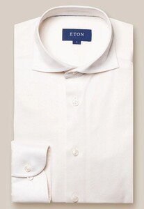 Eton Filo di Scozia King Knit Shirt White