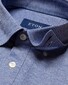 Eton Filo di Scozia Oxford Piqué Knit Poloshirt Dark Evening Blue