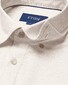 Eton Filo di Scozia Oxford Piqué Knit Poloshirt Off White