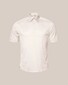 Eton Filo di Scozia Oxford Piqué Knit Poloshirt Off White