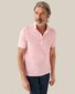 Eton Filo di Scozia Oxford Piqué Knit Poloshirt Pink