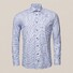 Eton Fine Check Contemporary Fit Overhemd Blauw-Wit