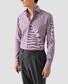 Eton Fine Check Luxury Organic Supima Cotton Twill Overhemd Roze