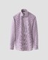 Eton Fine Check Luxury Organic Supima Cotton Twill Overhemd Roze