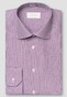 Eton Fine Check Luxury Organic Supima Cotton Twill Overhemd Roze