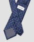 Eton Fine Fantasy Floral Structure Weave Silk Tie Navy