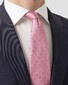 Eton Fine Fantasy Floral Structure Weave Silk Tie Pink