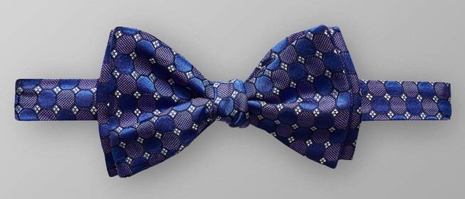 Eton Fine Fantasy Pattern Bow Tie Purple-Blue