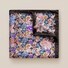 Eton Fine Floral Pocket Square Blue-Pink-Purple