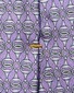 Eton Fine Geometric Vintage Fantasy Pattern Tie Purple