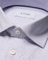 Eton Fine Herringbone Four-Way Stretch Overhemd Licht Paars