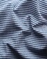 Eton Fine Houndstooth Pattern Four-Way Stretch Overhemd Blauw